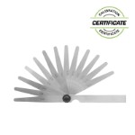 Søgerblade 0,05-1,00 mm (13 blade) 100 mm med konisk afrunding og 10 mm bredde (Inkl. Certifikat)